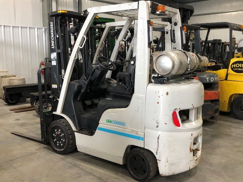 UniCarriers forklift available for rent at Sam’s Mechanical